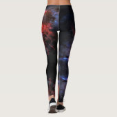 Space Universe - Power Yoga Leggings レギンス (裏面)