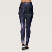 Space Universe - Power Yoga Leggings レギンス (裏面)