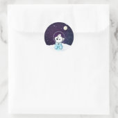 Space Westie ラウンドシール (バッグ)