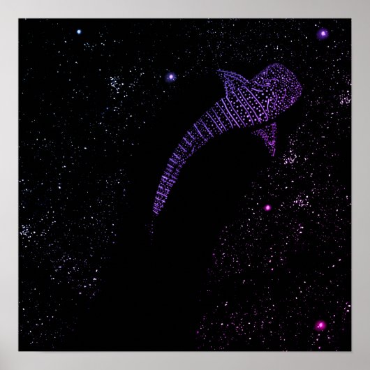 Space Whale Shark ポスター (正面)
