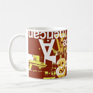 SpaceAmerican赤 コーヒーマグカップ