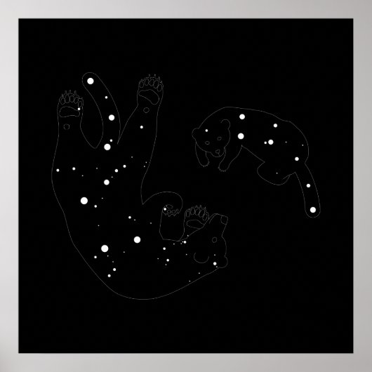 Spacebarsプリント ポスター (正面)