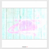 Spaced Out Custom Cut 14x14 Window Cling シール (シート)