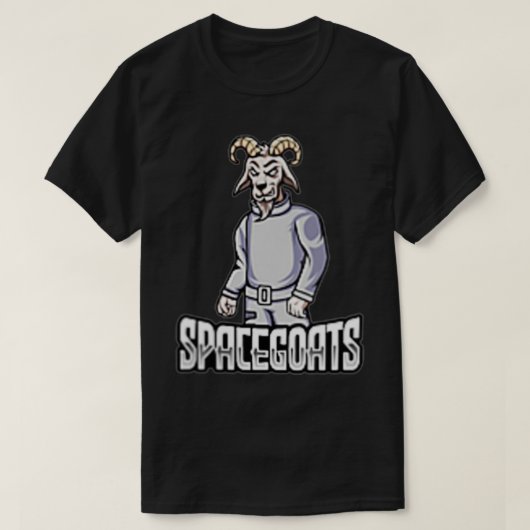 SpaceGoats第1版Zip Tシャツ (デザイン正面)