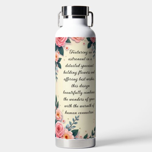 Spaceman Greeting ウォーターボトル (正面)