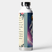 Spaceman Greeting ウォーターボトル (左面)