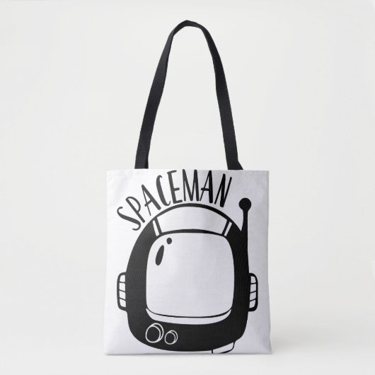 Spaceman Vintage トートバッグ (正面)