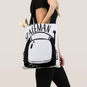 Spaceman Vintage トートバッグ (クローズアップ)