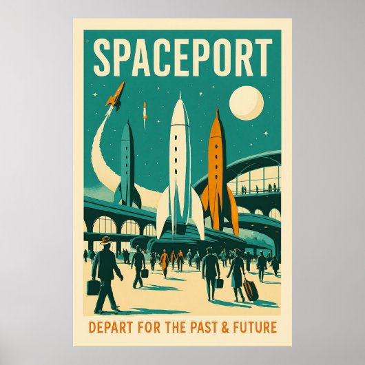 Spaceport: 過去と未来への旅立ち ポスター (正面)