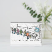 Spaceport KARL、Artist's concept sketch the ポストカード (スタンド正面)