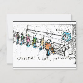 Spaceport KARL、Artist's concept sketch the ポストカード