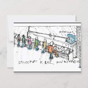 Spaceport KARL、Artist's concept sketch the ポストカード