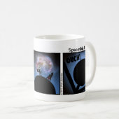 Spaceshipおもしろい Stickman Mug - 093 コーヒーマグカップ (正面右)
