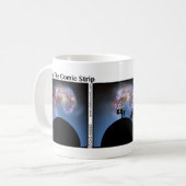 Spaceshipおもしろい Stickman Mug - 093 コーヒーマグカップ (正面左)