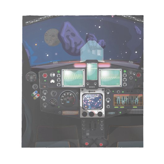 Spaceshipコンソール ノートパッド (正面)