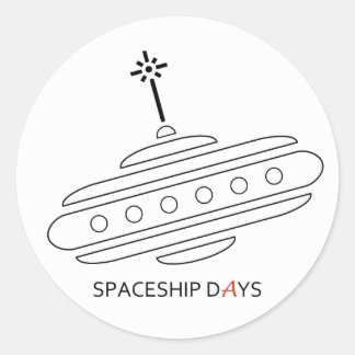 SPACESHIP日 ラウンドシール