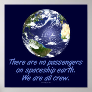 Spaceship Earth, Environment ポスター