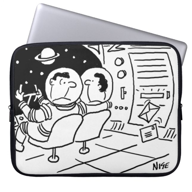 Spaceship Laptopバッグ ラップトップスリーブ (正面)