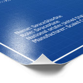 SpaceShipOne – 飛行機の設計図スケッチ計画AD フォトプリント (角)