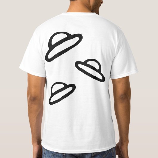 Spaceships Tシャツ (裏面)