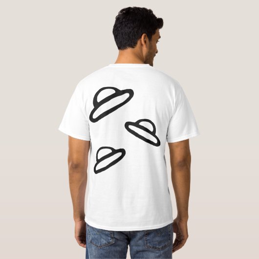 Spaceships Tシャツ (裏面フル)