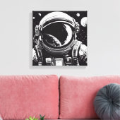 SPACEWALK-EVA 3 キャンバスプリント (インサイチュ (リビング))