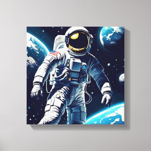 SPACEWALK-EVA 4 キャンバスプリント (正面)