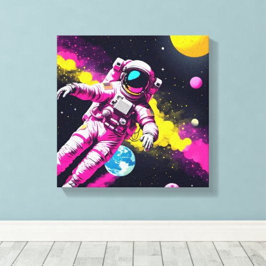 SPACEWALK-EVA 5 キャンバスプリント (インサイチュ (ウッドフロア))