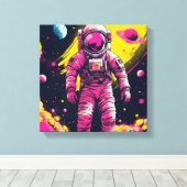 SPACEWALK-EVA 9 キャンバスプリント (インサイチュ (ウッドフロア))