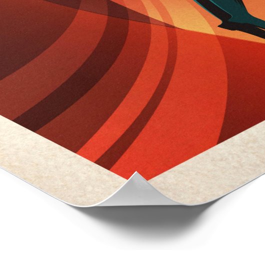 SpaceX Mars tourism poster / VM ポスター (角)