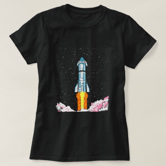 SpaceX Starship Tシャツ (デザイン正面)