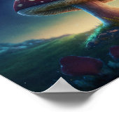 Spacey Amanita Muscaria 8x8ポスター ポスター (角)