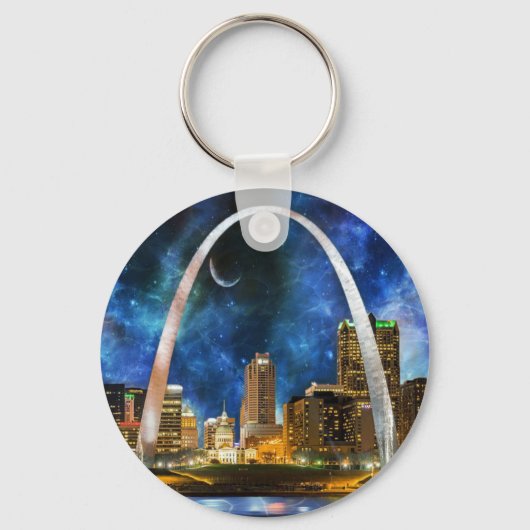 Spacey St. Louis Skyline キーホルダー (正面)