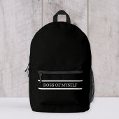 Spacious backpack for travel プリントバックパック