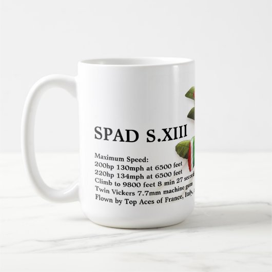 SPAD S.XIII コーヒーマグカップ (左)