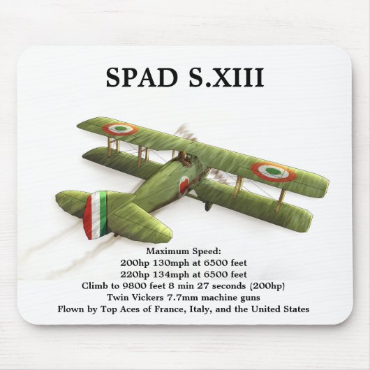 SPAD S.XIII マウスパッド (正面)