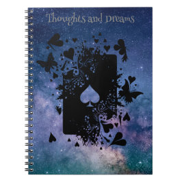 Spade Butterfly Thoughts and Dreams Journal ノートブック