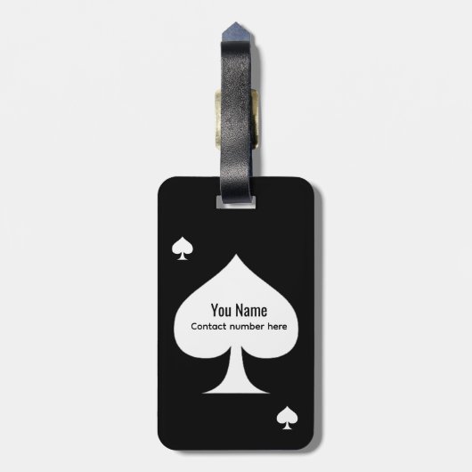 Spade Design ラゲッジタグ (裏面縦)