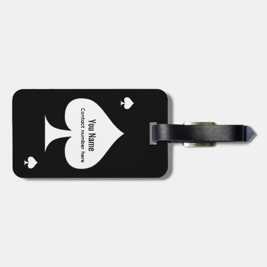 Spade Design ラゲッジタグ (裏面横)
