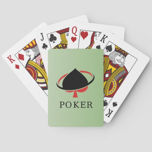 Spade Symbol Casino Style Classic Playing Cards トランプ (裏面)
