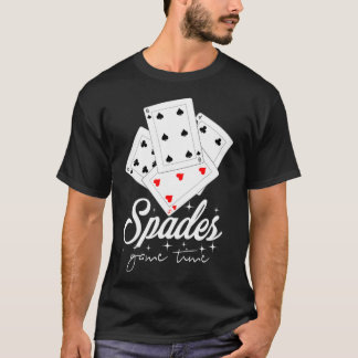 Spades Card Game Time  Tシャツ