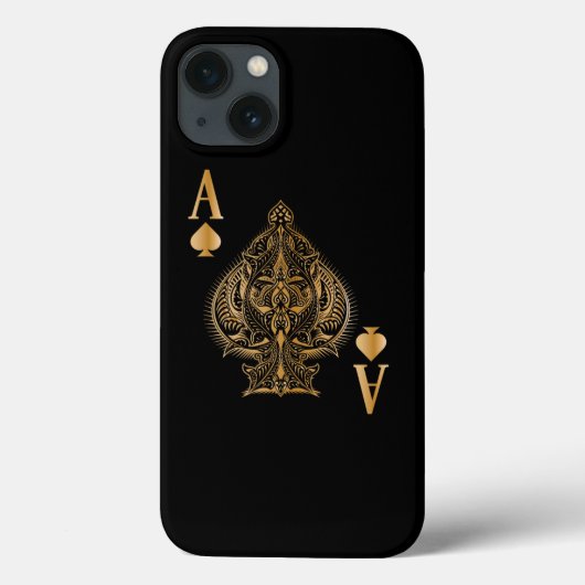 Spades Poker Ace Casino Case-Mate iPhoneケース (裏面)