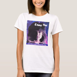 Spagettiの革紐の上w Kenny Mac " NCW "カバーn RRsラベル Tシャツ