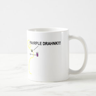 Spaghatta Nadle Pahrple Drahnkのマグ コーヒーマグカップ