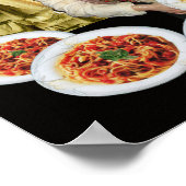 SPAGHETTIパーティー、キッイタリアンチン、シェフ、プルシネラ ポスター (角)