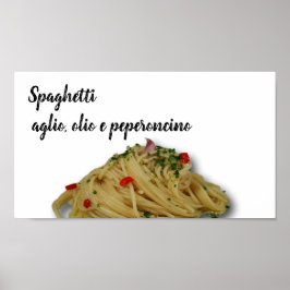 Spaghetti aglio, olio e peperoncino – ポスター