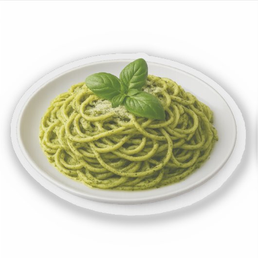 Spaghetti al Pesto シール (正面)