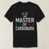 Spaghetti Carbonara Executive Chef Master Of Carbo Tシャツ (デザイン正面)