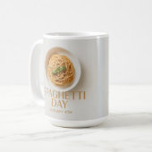 Spaghetti Day January 4th Classic Mug コーヒーマグカップ (正面左)