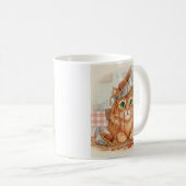 Spaghetti Kitty, Orange, Coffee Mug コーヒーマグカップ (正面右)